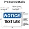 Signmission Test Lab, 7 in W x Rectangle, Vinyl Decal OS-2PACK-NS-D-57-L-18543 - alternate 4